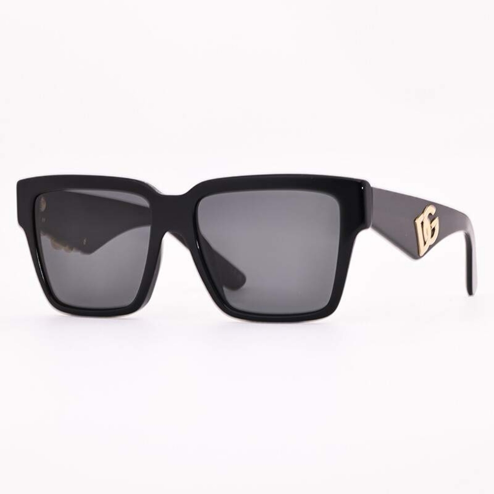 NEW DOLCE&GABBANA SQUARE BLACK WOMEN EYEWEAR DG4436 501/87 SUNGLASSES DG4436